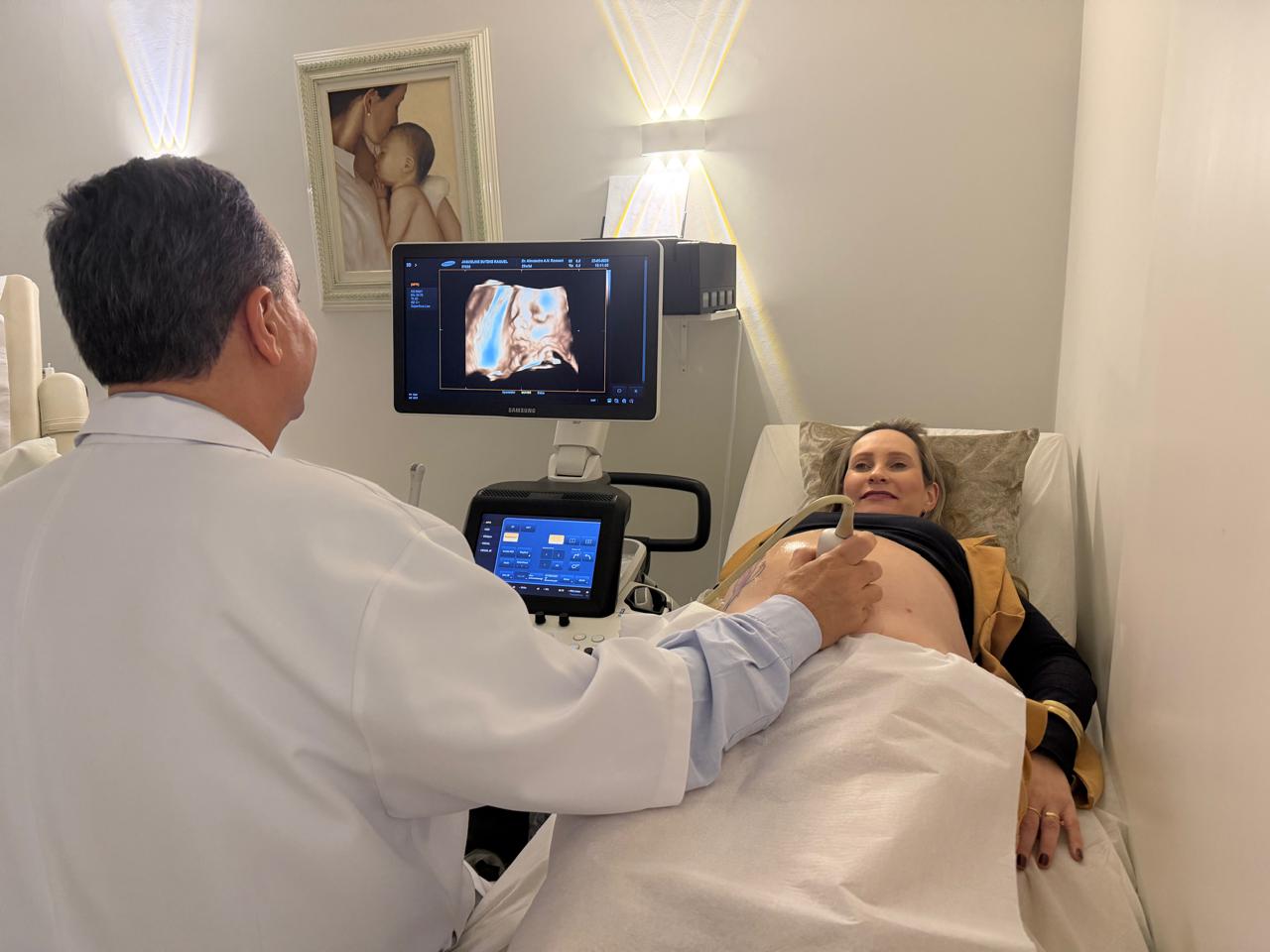 Dr. Alexandre com Fernanda